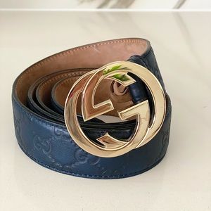 Gucci Signature Leather Belt